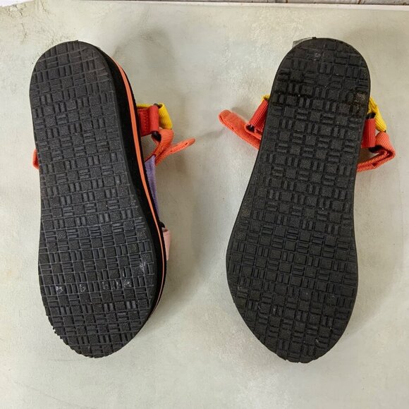 Time and Tru velcro strapped multi-color woman's sandal size 7 - Picture 4 of 10